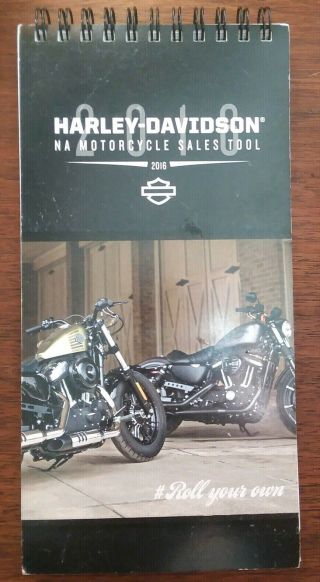 2016 Harley - Davidson Motorcycle Sales Tool Color Roll Your Own