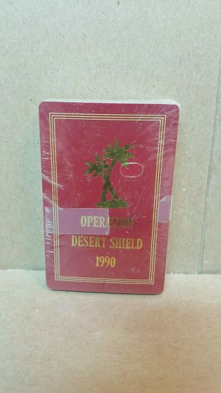 1990 Hoyle - Operation Desert Shield Playing Cards - -