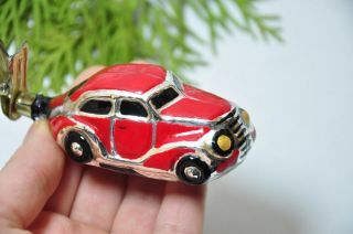 Car Russian Vintage Glass Christmas Ornament Christmas/new Year