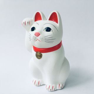 Maneki neko beckoning cat Fortune item cat Neko H12cm Japanese Japan Ornament 2
