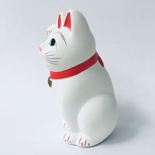 Maneki neko beckoning cat Fortune item cat Neko H12cm Japanese Japan Ornament 3