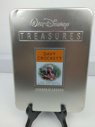Walt Disney Treasures Davy Crockett Tin Set Limited 130,  899 Of 150,  000