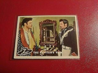 1958 Topps Zorro 79 The Capitans Vow Walt Disney Products Nmmt -