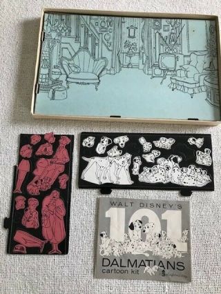 Walt Disney ' s 101 Dalmatians Cartoon Kit a Colorforms Toy,  (Price Just) 2