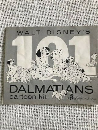 Walt Disney ' s 101 Dalmatians Cartoon Kit a Colorforms Toy,  (Price Just) 3