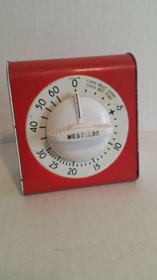 Vintage Westclox 60 Min.  Kitchen Timer