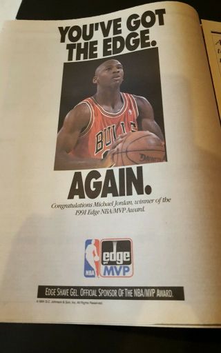 THE NATIONAL SPORTS DAILY NEWS PAPER MAY 22 1991 PIPPEN LAIMBEER JORDAN BULLS 4