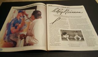 THE NATIONAL SPORTS DAILY NEWS PAPER SEPTEMBER 18 1999 LEROY NEIMAN DRAWING 2