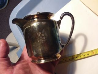 Vintage Silver Plate - Cpr - Canadian Pacific Railway Creamer