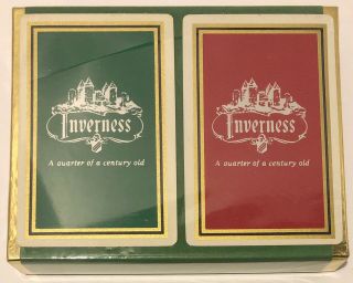 Inverness Toledo Country Club Plastic Coated Duratone Vintage Playing Cards