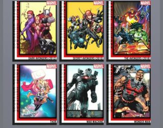 Topps Marvel Collect Marvel Universe Series 1 2 And 3 With All Awards