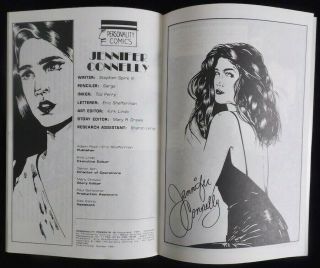 Vintage Betty (Bettie) Page & Jennifer Connelly Comic Book Personality Rocketeer 3