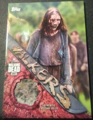 2017 Topps The Walking Dead Season 7 Walker Relic Card