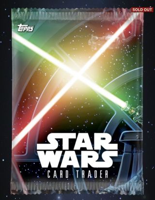 Star Wars Card Trader: Rare Tier A Pack Art - Vader - Luke Forces Of Good & Evil