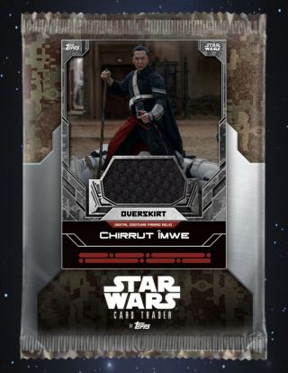 Star Wars Card Trader: Rare Tier A Pack Art - Chirrut Imwe Rogue One - 40cc