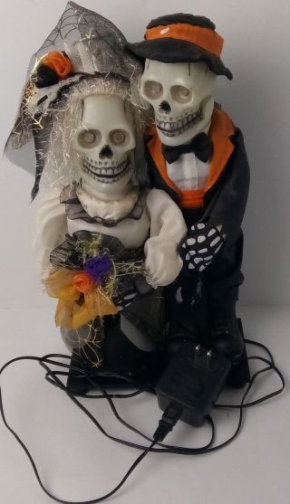Halloween Dead Wedding Couple Light Up Decoration Bride And Groom