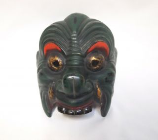 Japanese Vintage Tengu Mask/karasu Crow - Billed Goblin Noh Demon Kagura