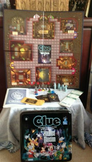 Complete Disney Theme Park Edition Haunted Mansion Clue Game