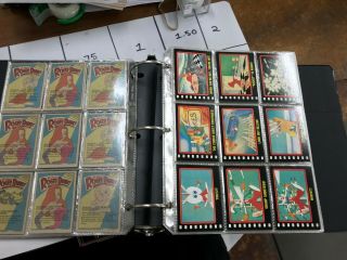 1987 Topps Who Framed Roger Rabbit? Complete Set of 132 Cards & 22 Stickers (NM) 3
