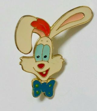 Rare Htf Disney Amblin Who Framed Roger Rabbit Pin Brooch 0.  800 Giorgi Silver