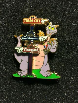 Disney Pin Event Figment Sign Post Disneyland Trade City This Way Le 750