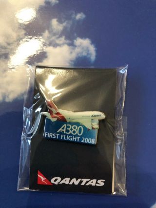 Qantas Tie / Jacket Badge A380 First Flight 2008