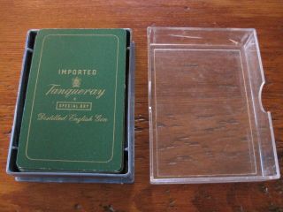 Imported Tanqueray Special Dry Distilled English Gin Cards In Case Complete