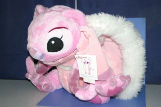 DISNEY Store LILO&Stitch Angel Wing Pink BIG Plush Doll 12 