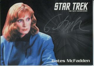 Star Trek Tng Portfolio Prints Series 2 Autograph Gates Mcfadden