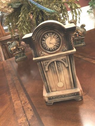Vintage Mccoy Grandfather Clock Cookie Jar