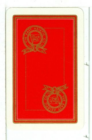 Single Vintage Playing Card,  " The East Asiatic Co " Ss,  Steamship