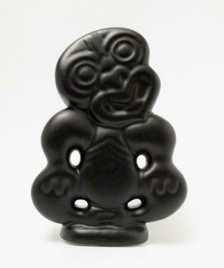 Zealand Maori Tiki Ceramic Pottery Figure Sculpture Kiwiana