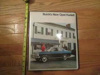 Buicks Opel Kadett Guide Auto Buyers Dealership Dealer Sales Book 26