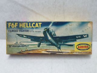 Vintage Aurora F6F Hellcat 1/4 