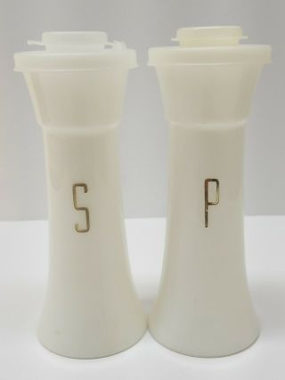 Tupperware Salt And Pepper Shakers Hourglass 718 Large 6” Vintage