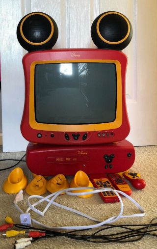 Disney Mickey Mouse Tv With Dvd Player