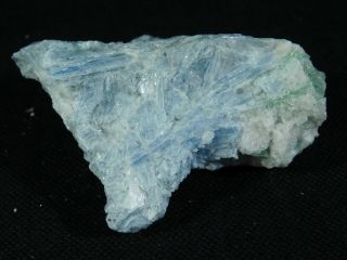 A 100 Natural Light BLUE Paraiba KYANITE Crystal Cluster With Quartz 108gr e 3