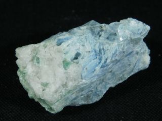 A 100 Natural Light BLUE Paraiba KYANITE Crystal Cluster With Quartz 108gr e 5