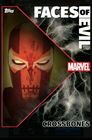 Rare Crossbones Motion Faces Of Evil Foe Topps Marvel Collect 500cc