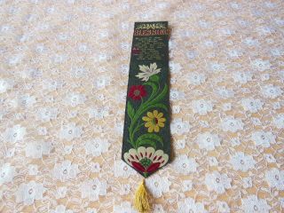 Victorian Woven Silk Bookmark/thomas Stevens/religious Blessing