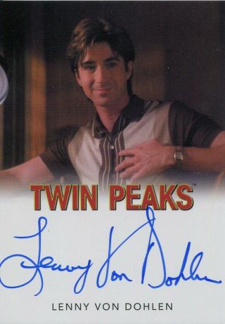 Twin Peaks Autograph Lenny Von Dohlen (classic)