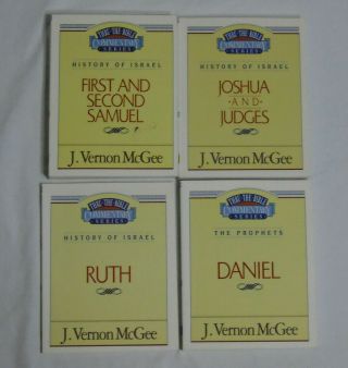 J.  Vernon Mcgee Thru The Bible Commentary Series Old Testament - Set Of 4 Pb