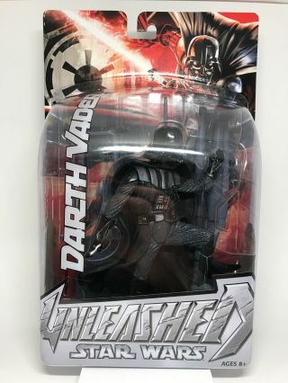 Star Wars Darth Vader Unleashed 2004 Hasbro Action Figure—new/sealed