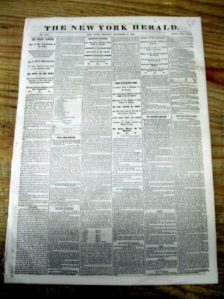 1862 Civil War newspaper NEGR0ES send EMIGRATION letter to Abraham Lincoln 2