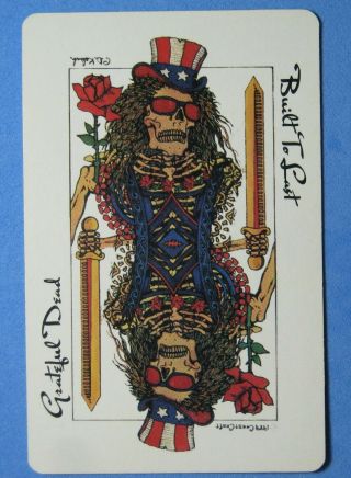Grateful Dead Built To Last Single Swap Playing Card 2 Of Hearts - 1 Card