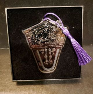 Loot Fright Crate Exclusive Baba Yaga Ornamental Keepsake Metal Bookmark