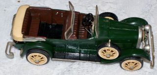 Completed Vintage Plastic Model Of Antique Model Car From Dad 