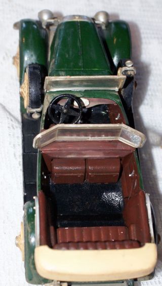 Completed Vintage Plastic Model Of Antique Model Car From Dad ' s Work Shop 2