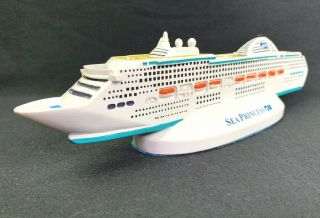 Ceramic Cruise Line Ship Sea Princess Model