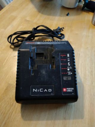 Porter Cable 9.  6v - 18v Ni - Cd Battery Charger Pcmvc Type 1 Nicad